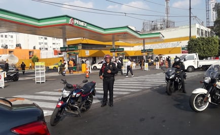 Policía mantiene vigilancia en gasolineras de la CDMX