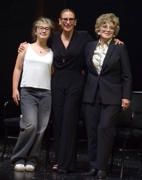 Angélica Vale con su hija y su madre Angélica María. 
FOTO: Sughey Baños/EL UNIVERSAL.