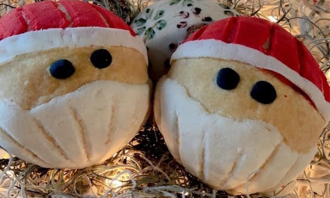 Las conchaclaus fueron creadas durante la pandemia. Foto: Facebook CONCHAS CASERAS