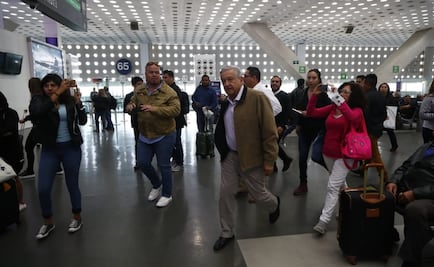 A revisión, personal de migración en aeropuertos por malos tratos: AMLO