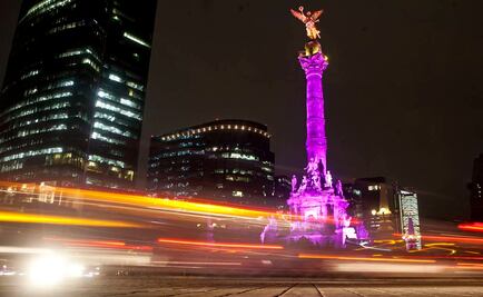 Iluminan 'Ángel' en apoyo a la comunidad LGBTTTI
