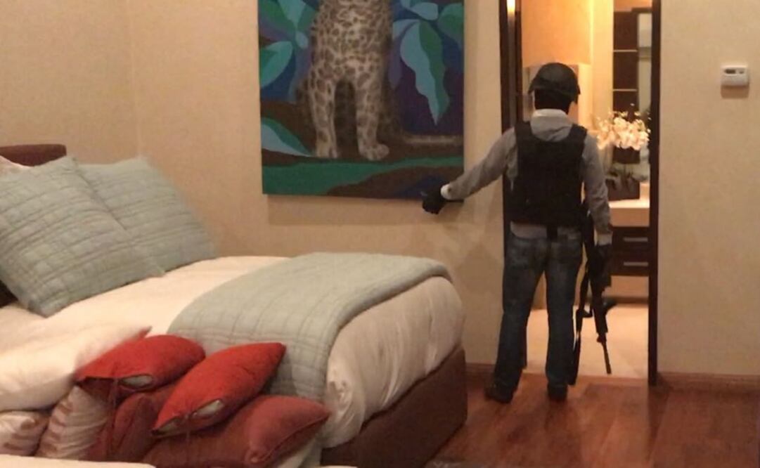 Agentes de la Policía Ministerial de Tamaulipas y del Ministerio Público Investigador realizaron un cateo en un rancho del ex gobernador Eugenio Hernández Flores / FOTO: Fiscalia Especializada en Combate a la Corrupción