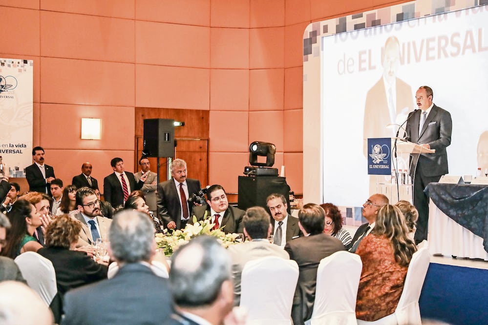 Juan Francisco Ealy Lanz Duret, Director General de EL UNIVERSAL, destacó que el periodismo de datos y de investigación se han vuelto la marca de la casa (GERMÁN ESPINOSA. EL UNIVERSAL)