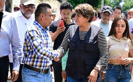 Delfina Gómez anuncia plan para reubicar familias damnificadas por desbordamiento del Río Rincón de López