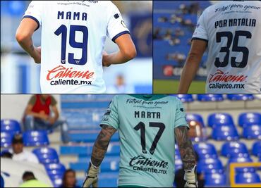 Jugadores de Celaya conmemoran en su uniforme el día de la mujer