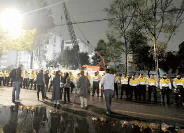 Desalojan a vecinos en Mixcoac