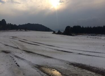 Granizo "pinta" Tres Marías de blanco