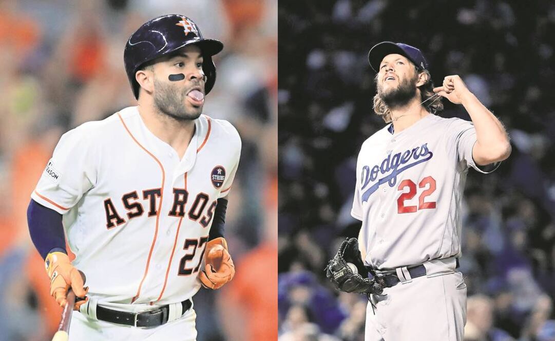 Altuve: cuenta con 204 hits y 24 jonrones este año; Kershaw no tiene el nivel de la temporada regular (RONALD MARTINEZ Y JAMIE SQUIRE. AFP)