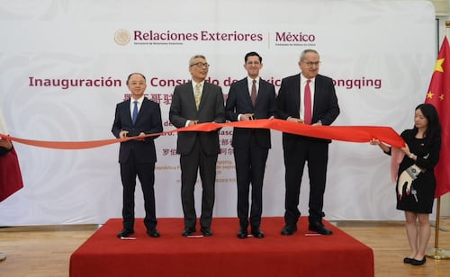 Canciller Velasco inaugura consulado mexicano en Chongqing, China; será una casa abierta a la comunidad mexicana, afirma