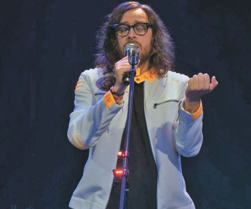 La banda presentó su nuevo álbum Ecos dura nte el concierto. CAPTURA DE PANTALLA