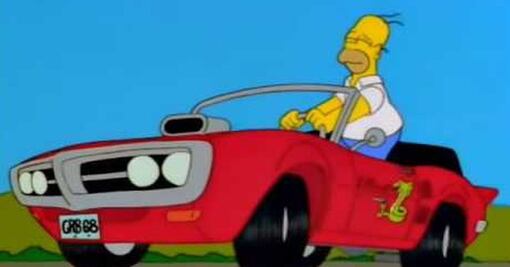 Los autos de Los Simpson en la vida real