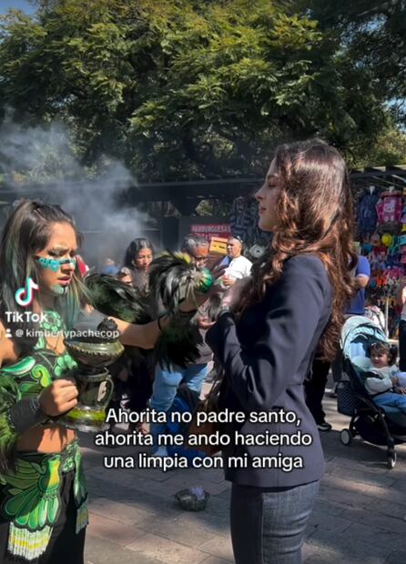 Fátima Bosch en el Museo Nacional de Antropología y sus alrededores.
Foto: Instagram