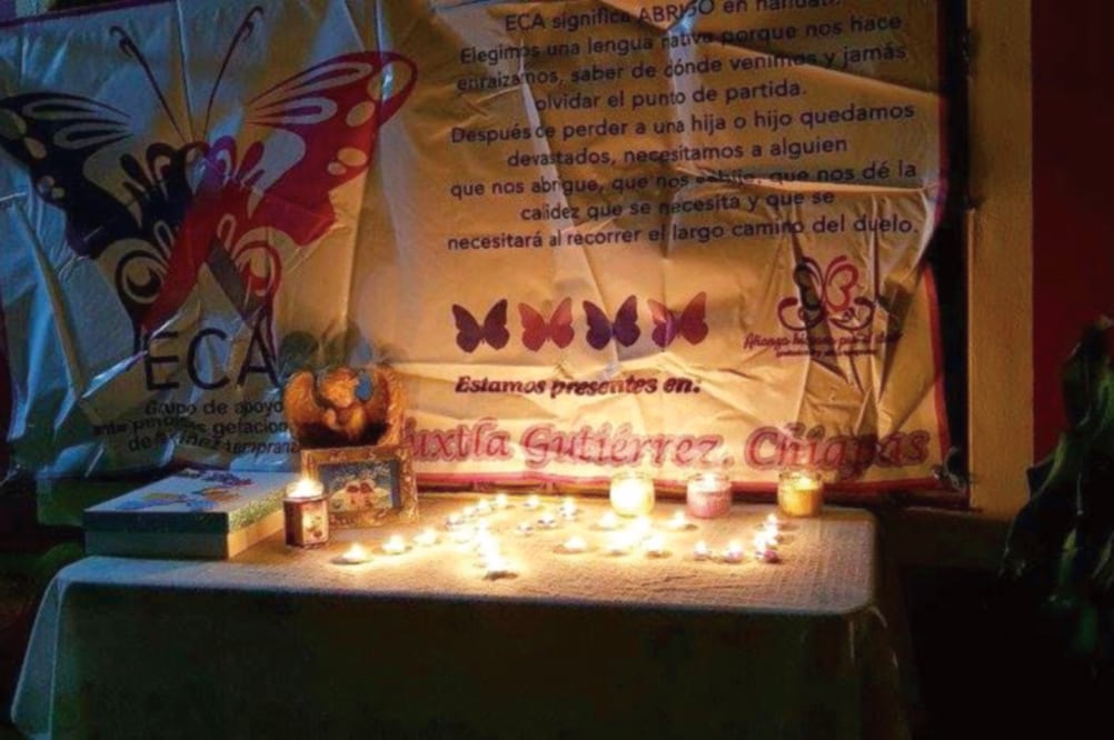 Miss-Eca, Red de Apoyo Ante Muerte Gestacional y la niñez temprana ayuda a las víctimas de violencia obstétrica (TOMADA DE FACEBOOK)