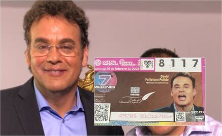 David Faitelson presume aparición en billetes de lotería: "Péguele al gordo"