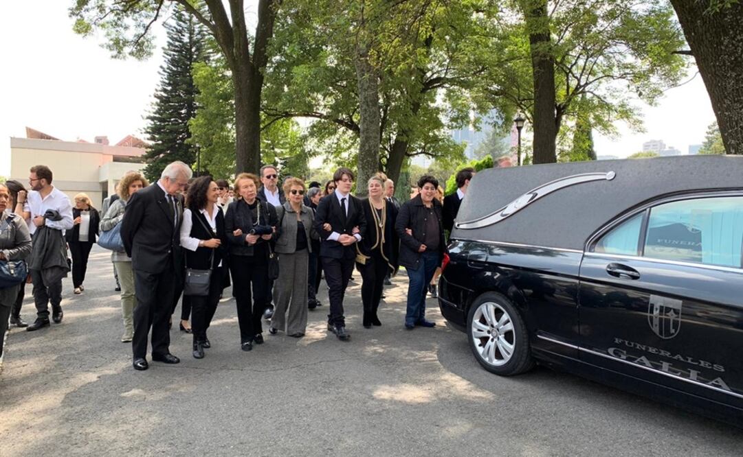 Sepelio de Miguel León-Portilla en el Panteón Francés. Foto: Antonio Díaz / EL UNIVERSAL