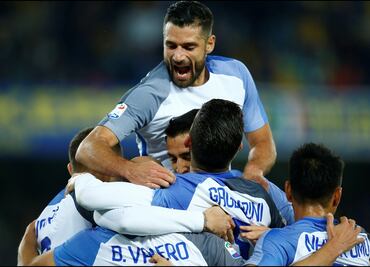 Inter gana y se acerca al Napoli