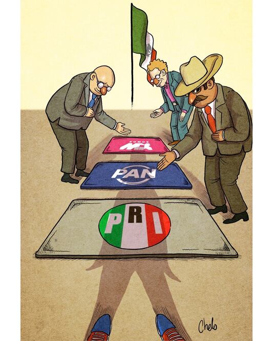 Bienvenido welcome. Cartón de CHELO