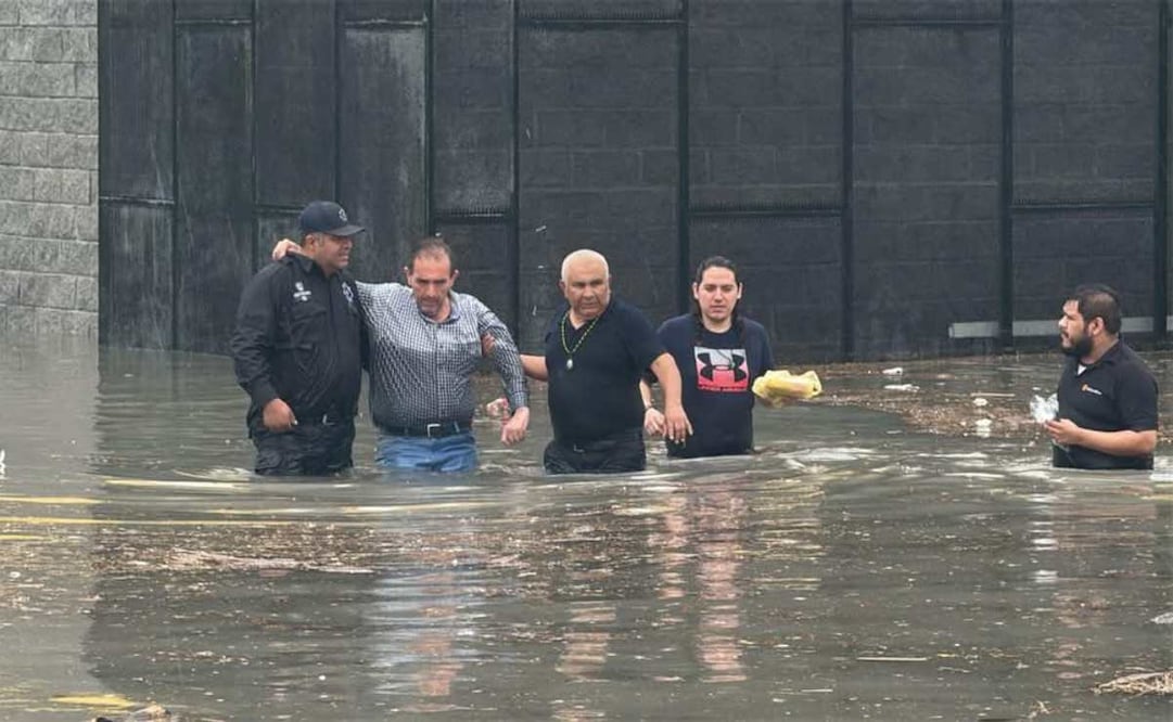 Fuertes lluvias provocan inundaciones en Reynosa, Tamaulipas. (28/03/2025) Foto: Especial