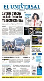 Portada impresa del 07 de octubre del 2023