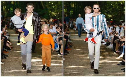 Balenciaga presenta colección inspirada en los papás en la Semana de la Moda masculina de París
