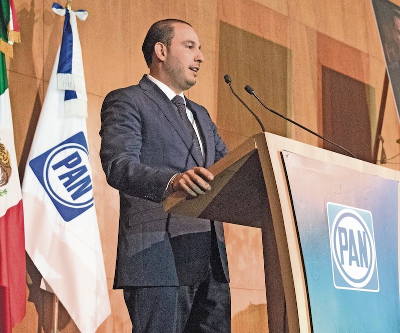 El PAN aprobó que Marko Cortés suscriba y registre el convenio de coalición electoral parcial ante el INE. ARCHIVO EL UNIVERSAL