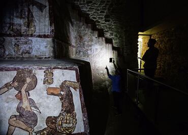 La pintura mural de los antiguos sabores mayas