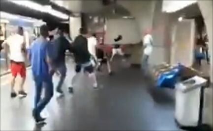 El brutal ataque de aficionados de Sao Paulo a los de Corinthians en el metro de Brasil