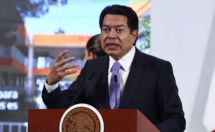 Mario Delgado admite en la mañanera su visita a Portugal; "viajé a Lisboa con mi dinero y sin descuidar mis responsabilidades", dice