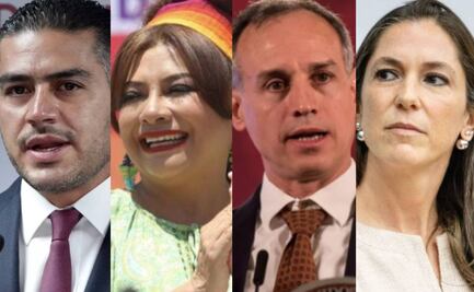 Perfiles: ¿Quiénes son los 4 aspirantes de Morena para la CDMX?