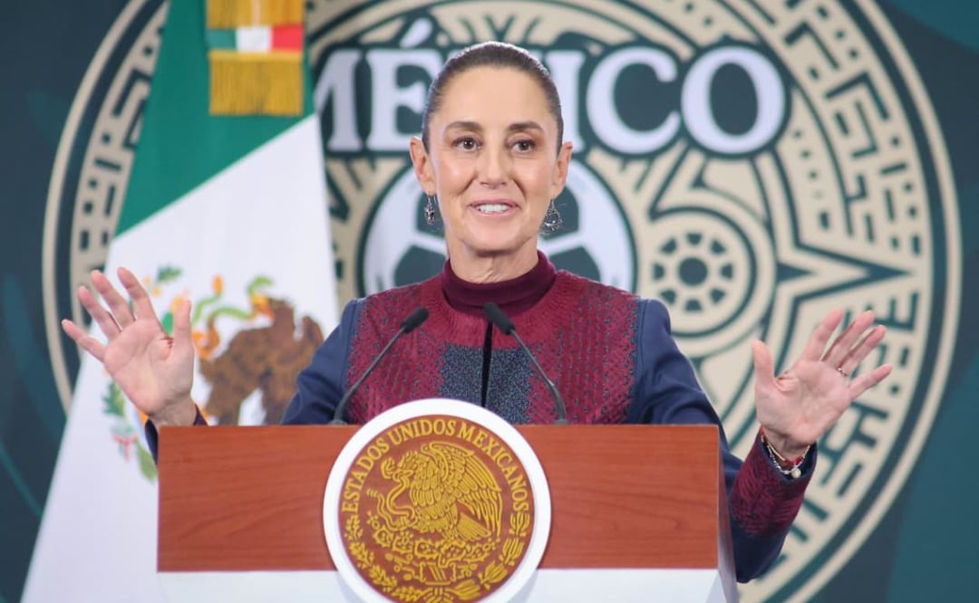 Conferencia de prensa de la Presidenta Claudia Sheinbaum, desde Palacio Nacional. 05 de marzo de 2026. Foto: Luis Camacho | El Universal
