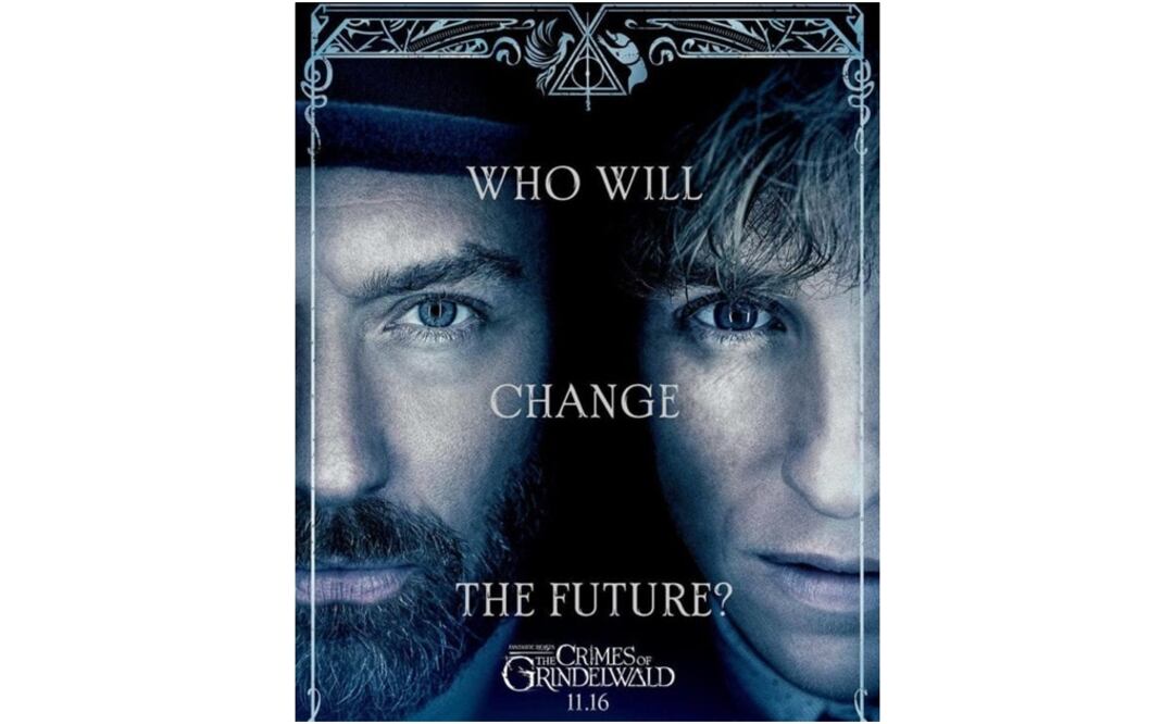 También han lanzado dos nuevos carteles. En este se muestra un primer plano de Law y Redmayne. FOTO: Especial 