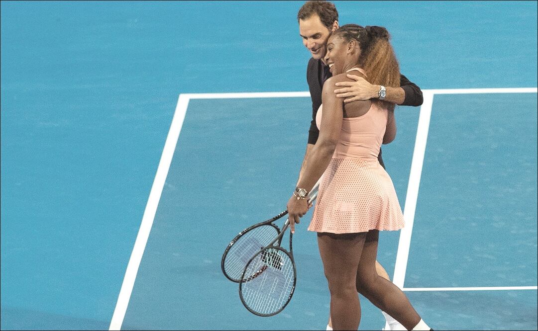 Roger Federer y Serena Williams. Foto: EFE