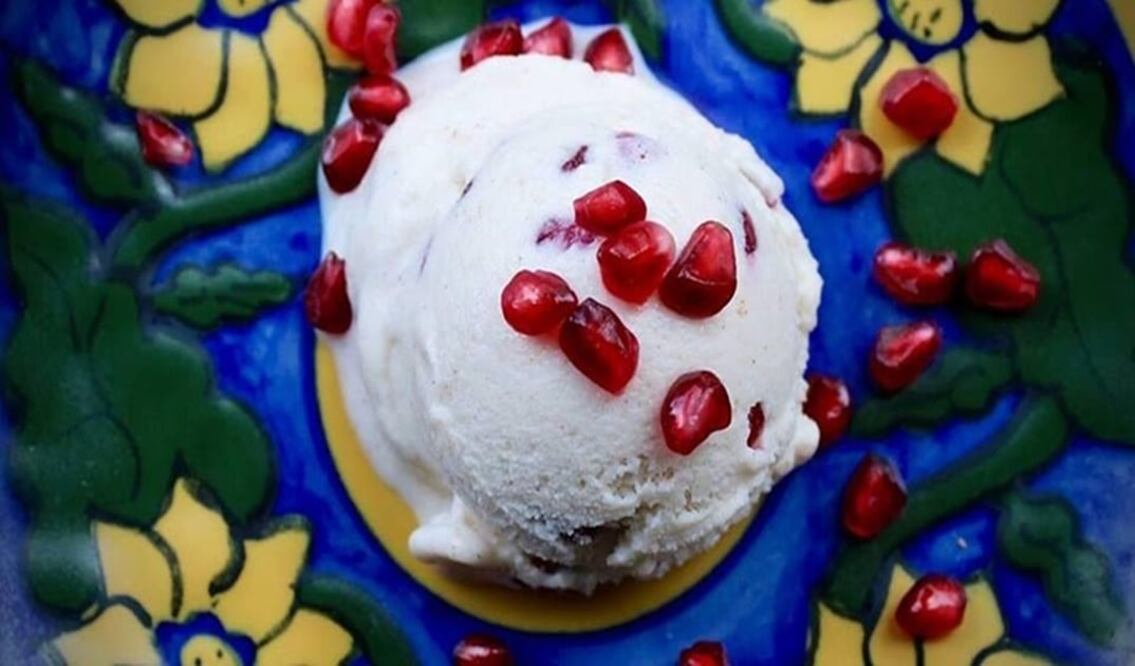 El paseo incluye dos bolas de helado de nogada. (Foto: Facebook Tranvía Turístico)