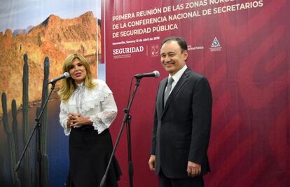 Gobernadora Claudia Pavlovich denuncia amenazas ante Alfonso Durazo