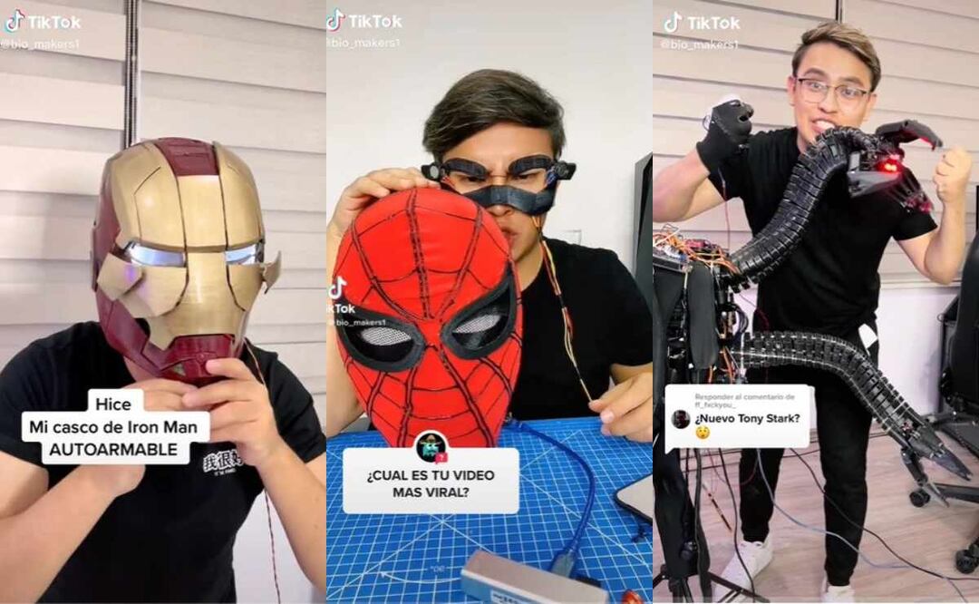 El joven combina su pasión por la cultura popular y la tecnología para la creación de aparatos que beneficien la ciencia y las prótesis médicas