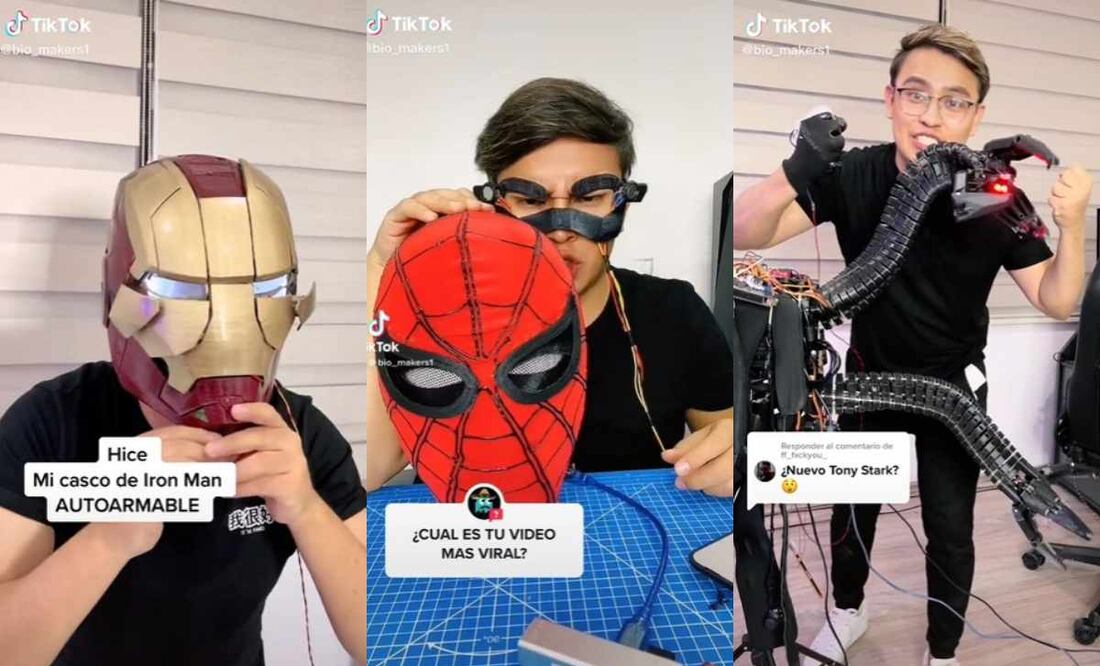 El joven combina su pasión por la cultura popular y la tecnología para la creación de aparatos que beneficien la ciencia y las prótesis médicas