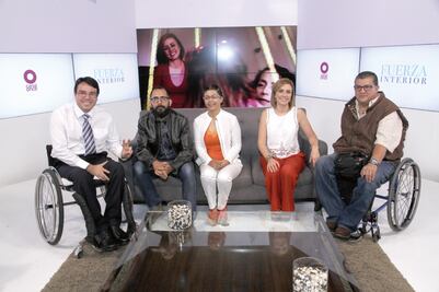 Discapacitados muestran su 'Fuerza interior' en televisión