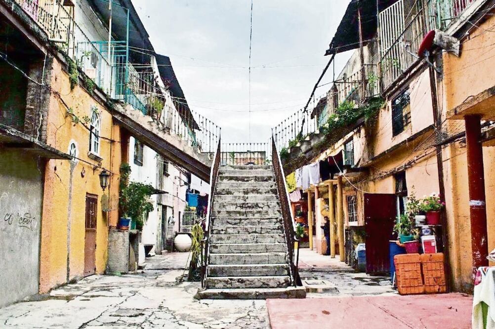 Vista de una vecindad localizada en el barrio de Tepito. (ESPECIAL)