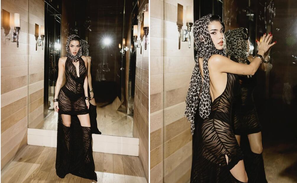 Se pueden combinar dos patrones de animal print. Foto: Especial. Instagram @keniaos