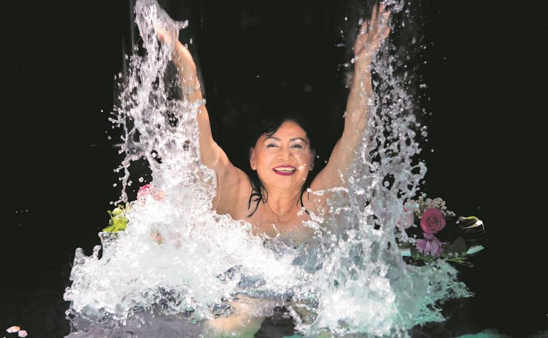 El agua es uno de los elementos principales en las fotos. Foto:Demian Chávez/EL UNIVERSAL