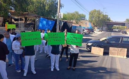 “No hay paracetamol", trabajadores de la salud en Hidalgo se manifiestan por falta de insumos; exigen destitución de directivos