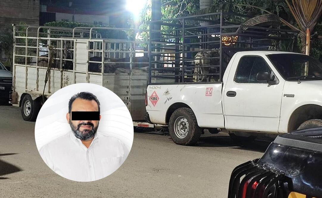 Detienen a ex alcalde de Izamal, Yucatán por robo de ganado (17/07/2025). Foto: Especial