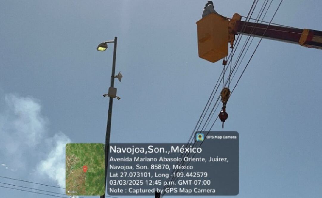 La Secretaría de Marina desmantela cámaras parásitas y antenas repetidoras en Navojoa, Sonora. Foto: Especial