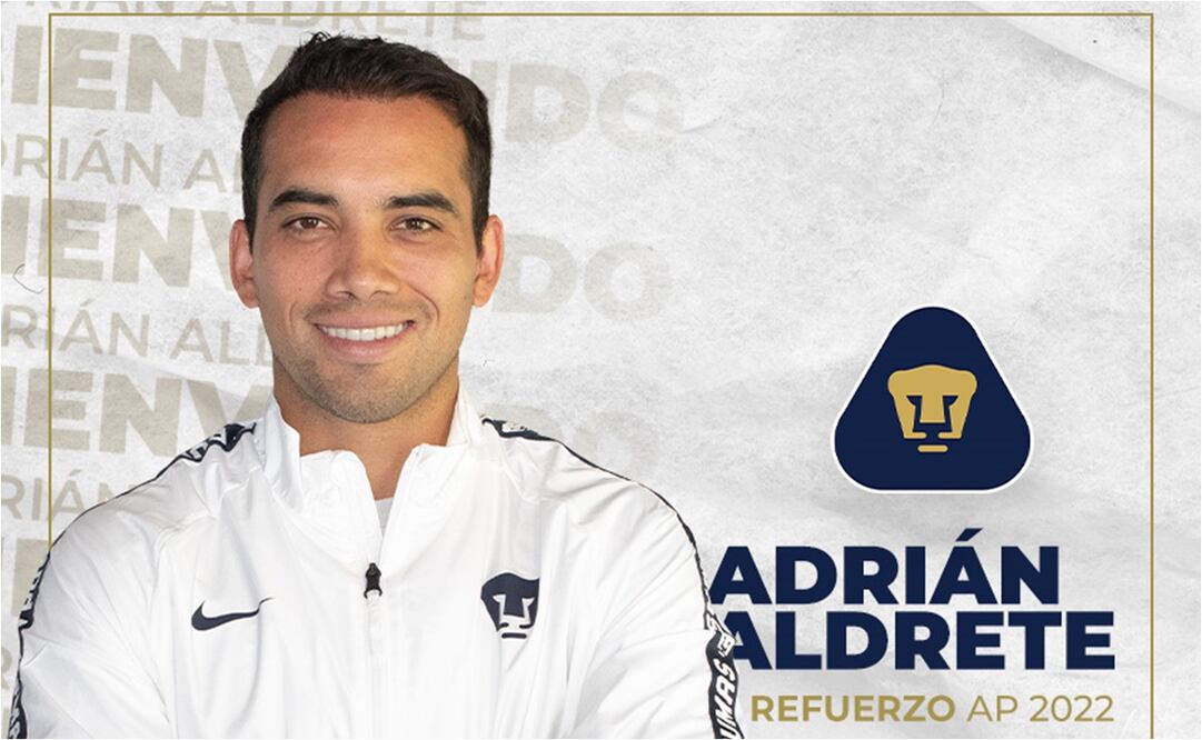 Adrián Aldrete es nuevo jugador de Pumas - FOTO: @PumasMX