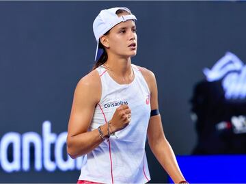 La tenista colombiana Emiliana Arango agradece el apoyo del público en México; “Siempre me hacen sentir como en casa”