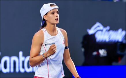 La tenista colombiana Emiliana Arango agradece el apoyo del público en México; “Siempre me hacen sentir como en casa”