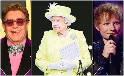 70 años del reinado de Isabel II: Elton John y Ed Sheeran integran evento musical
