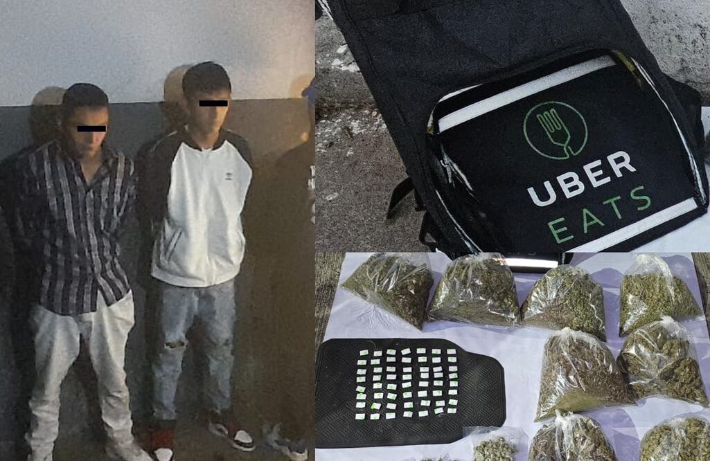 Ambos sujetos fueron presentados ante el MP, quien definirá su situación jurídica Foto: Especial