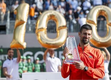 Novak Djokovic llega a 100 títulos como tenista profesional; remontó Hubert Hurkacz en Ginebra