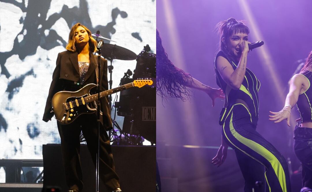 Demi Lovato regresa a México después de 7 años y María Becerra refuerza lazos con México. Fotos de Gabriel Pano. El Universal